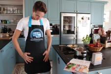 Kitchen apron - Bulli - blue